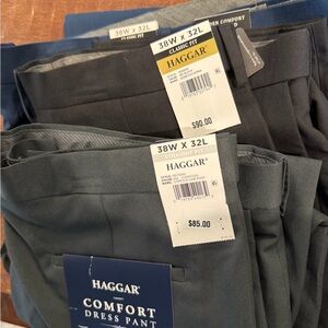 Haggar Comfort Dress Pants - Dark Blue